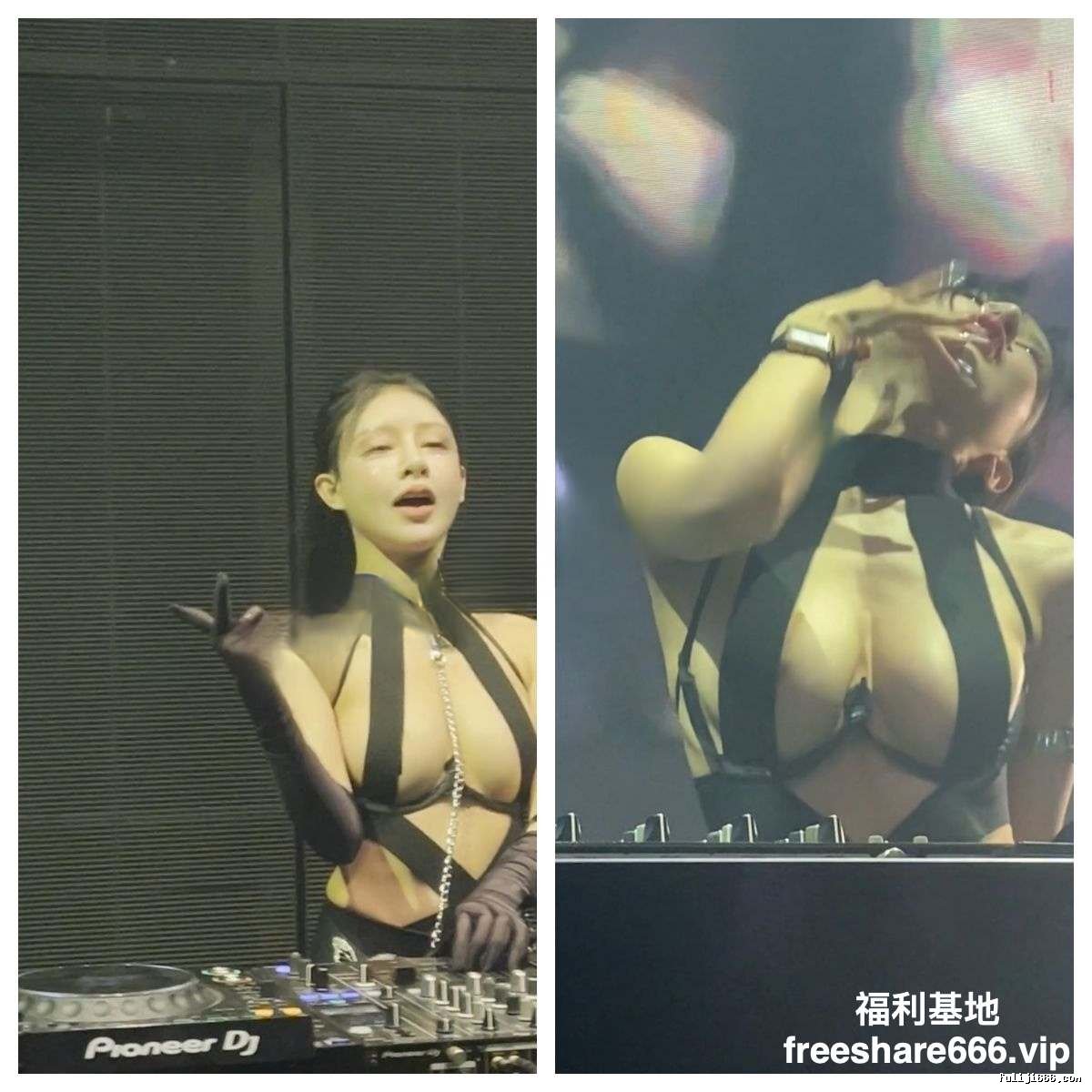 网红女DJ现场大尺度热舞 真空乳沟 后摇 跪摇 性感死了5.1G