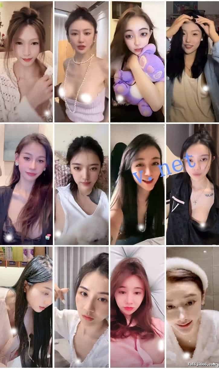 抖音闪现: 颜值主播各显神通 擦边 闪现走光 一周精选合集950V/7.4G
