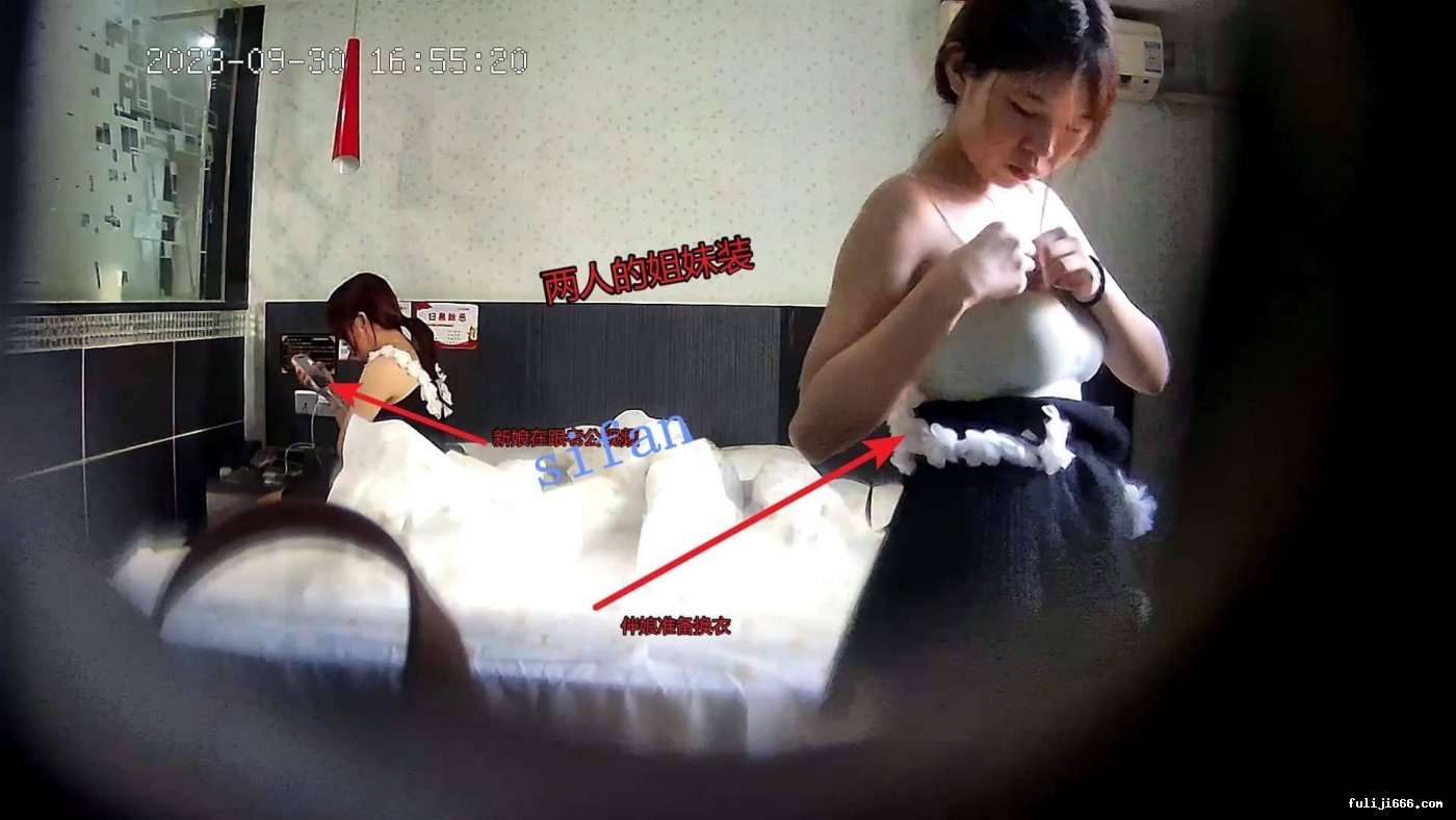 酒店偷拍新娘和伴娘的闺蜜日常+美女裸睡男友不操3V/19G