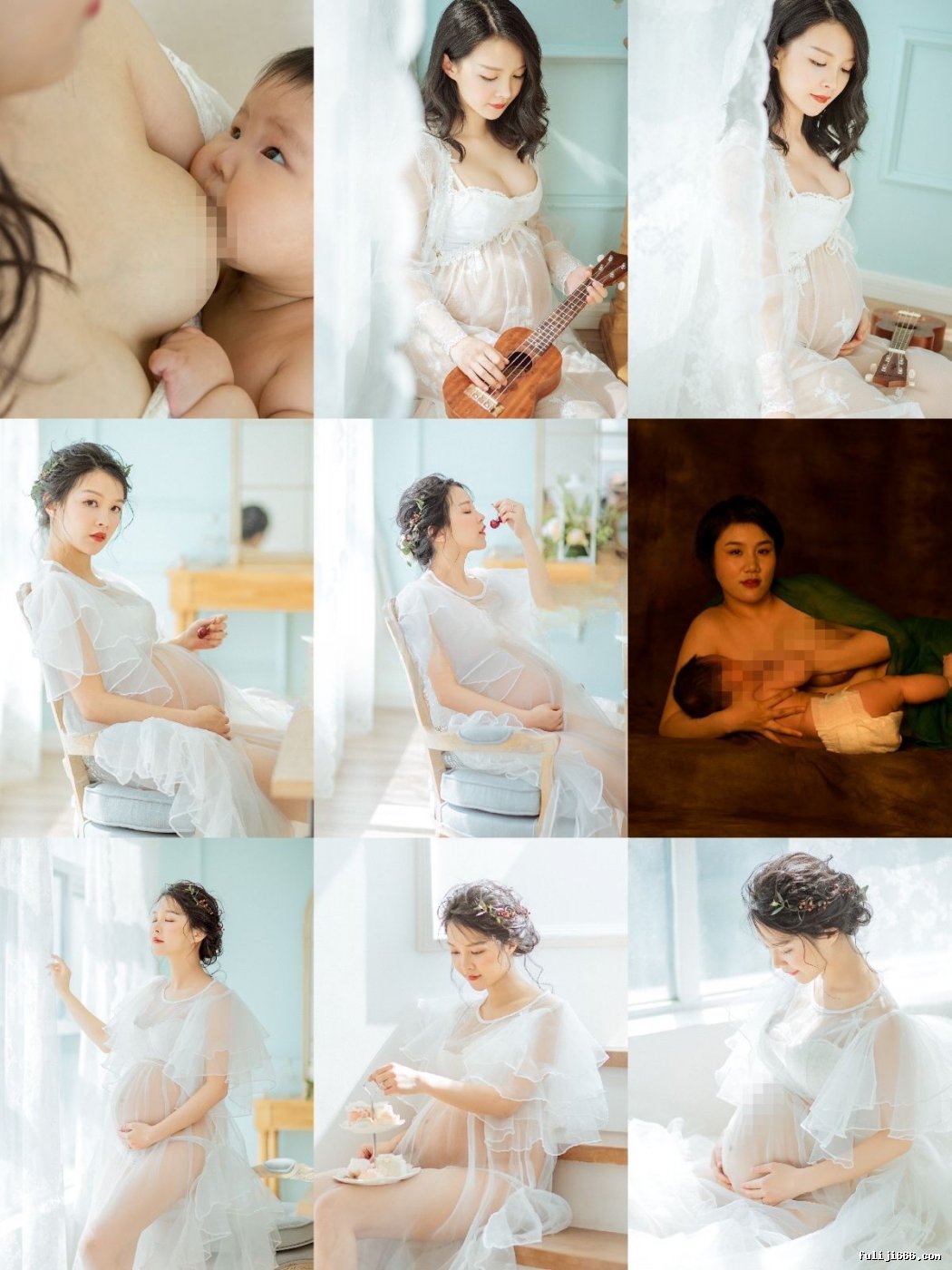 超美孕妇照+哺乳照 3月最新整合33期 孕+哺乳7.01G