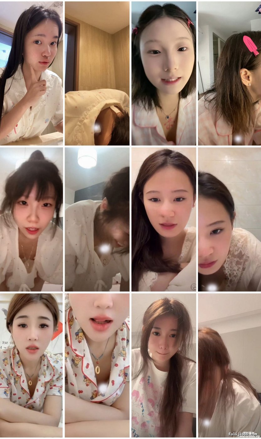 抖音闪现: 颜值主播各显神通 擦边 闪现走光 超多美女合集933V/6G
